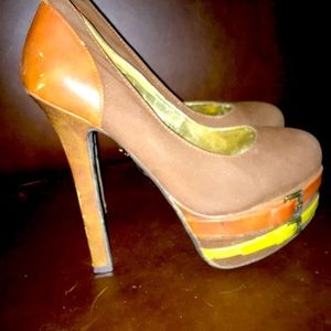 ROUND TOE HIGH! HEELS